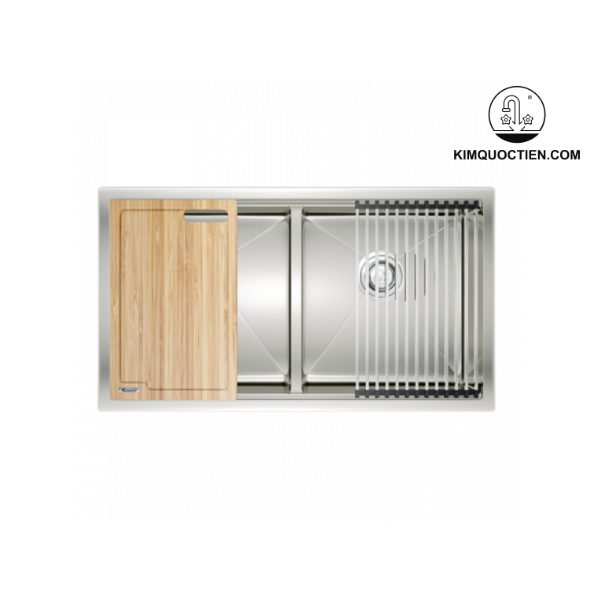 Chậu Rửa Chén KONOX KN8046DUB 2 Hộc chính hãng, độ bền tốt