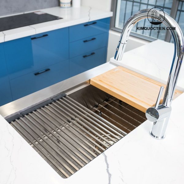 Chậu Rửa Chén KONOX KN8051AS Retta Inox 1 Hộc chính hãng, độ bền tốt