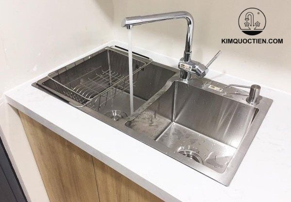 Chậu Rửa Chén KONOX KN8245DO 2 Hộc chính hãng, độ bền cao