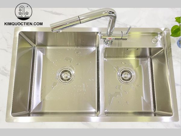 Chậu Rửa Chén KONOX KN8248DO 2 Hộc chính hãng, độ bền vượt trội