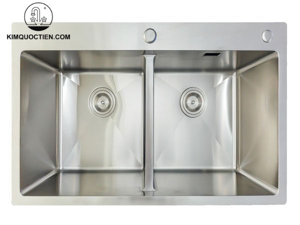 Chậu Rửa Chén KONOX KN8248DOB 2 Hộc lòng chậu sâu tăng khả năng chứa đựng