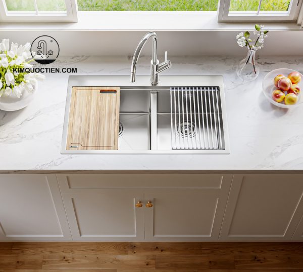 Chậu Rửa Chén KONOX KN8250TD 2 Hộc thiết kế tinh tế bền bỉ