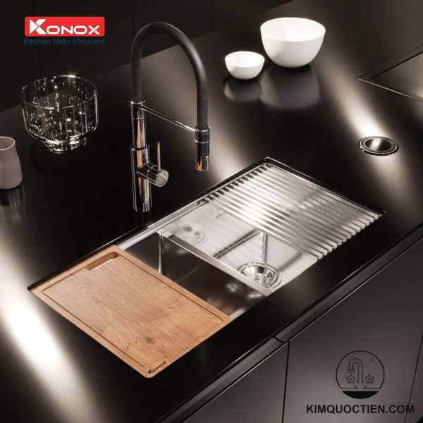 Mẫu bồn rửa chén KONOX hiện đại nâng tầm giá trị căn bếp