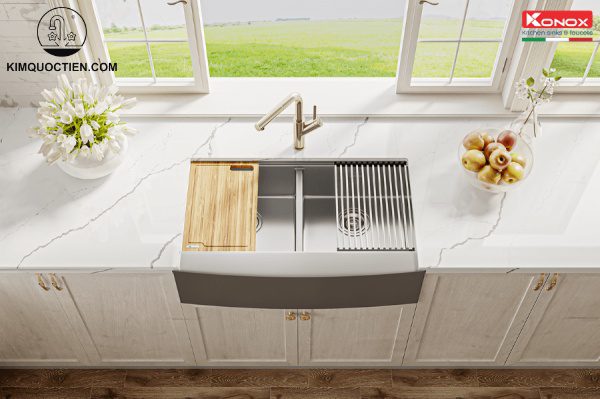 Chậu rửa chén cho căn bếp hiện đại thương hiệu KONOX