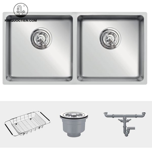 Chậu rửa chén KONOX VIGO 8644 2 hộc