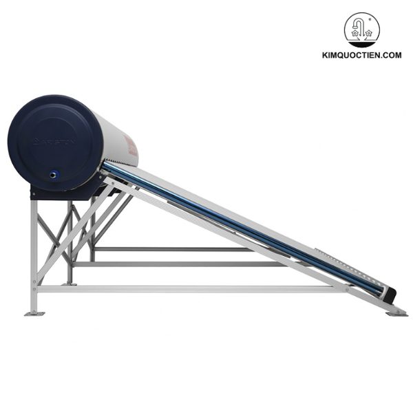 Máy nước nóng năng lượng mặt trời Ariston 300 lít Eco 2 với ống chân không 3 lớp, ruột bình inox 304 không mối hàn, vỏ thép sơn tĩnh điện và khung hợp kim nhôm, mang đến nguồn nước nóng hiệu quả, bền bỉ và an toàn cho gia đình.