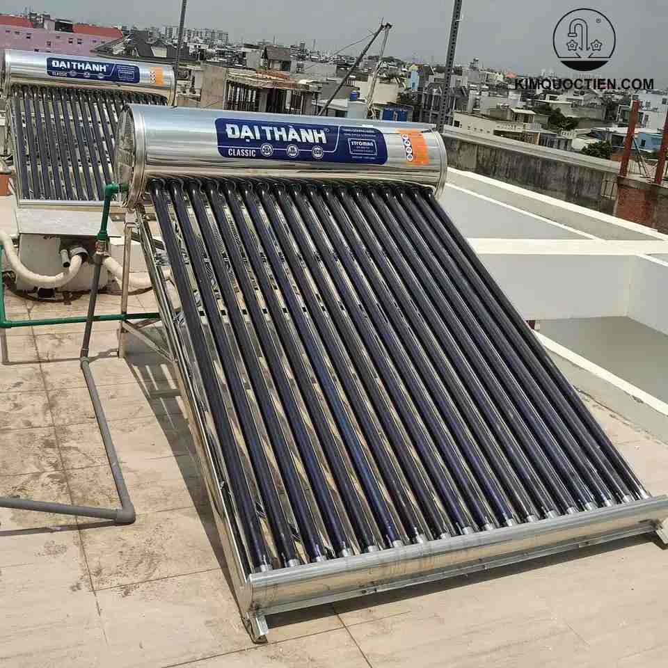 Hình ảnh thực tế của máy năng lượng mặt trời Đại Thành 