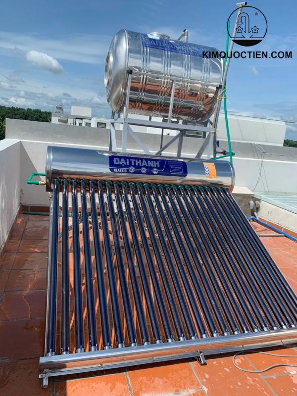 Hình ảnh thực tế của máy năng lượng mặt trời Tân Á Đại Thành