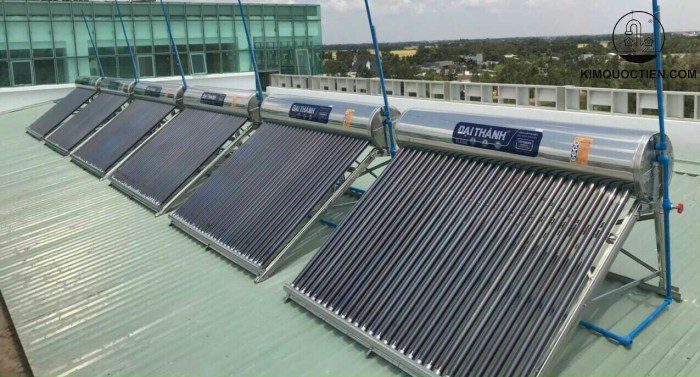 Hình ảnh thực tế của Máy Năng Lượng Mặt Trời ĐẠI THÀNH 300 Lít Classic 70-20 Dạng Ống