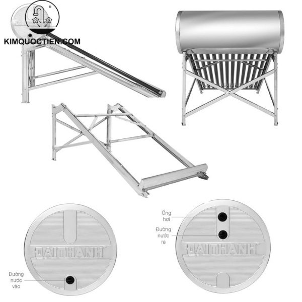 Máy Năng Lượng Mặt Trời ĐẠI THÀNH 300Lít VIGO SUS316 Dạng Ống 70