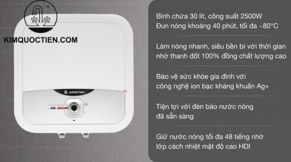 Máy nước nóng ARISTON ANDRIS2 R 30L
