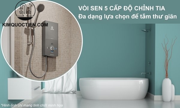 Máy Nước Nóng ARISTON AURES PREMIUM+ 4.5P có bơm