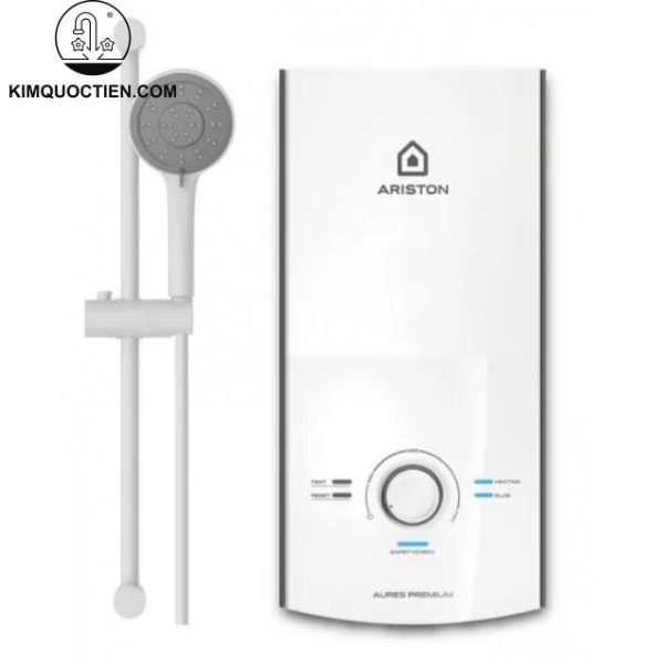 Máy Nước Nóng ARISTON AURES PREMIUM 4.5P Trực Tiếp Không Bơm Màu Trắng