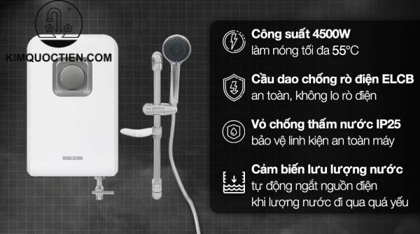 Máy nước nóng Stiebel Eltron 4500W DS 45 EC