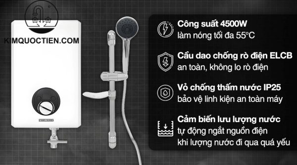 Máy nước nóng Stiebel Eltron 4500W XGP 45 EC