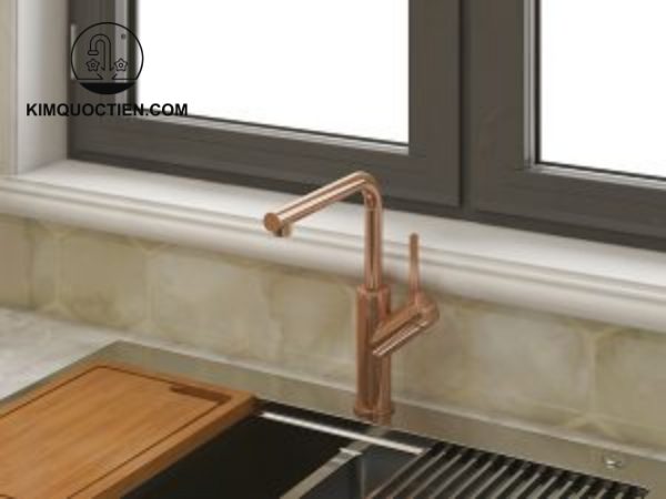Vòi Rửa Chén KONOX Artan Rose Gold Dây Rút thiết kế đơn giản tinh tế