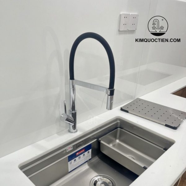Vòi Rửa Chén KONOX Bian Dây Rút có khả năng quay 360 độ