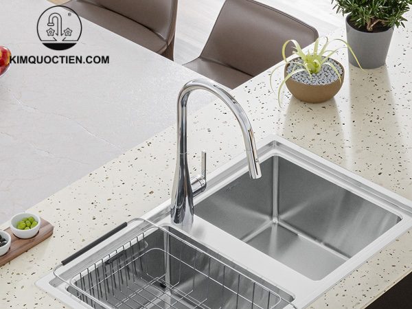 Vòi Rửa Chén KONOX Curva Chrome Dây Rút sở hữu nhiều tính năng nổi bật