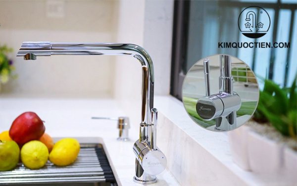 Vòi Rửa Chén KONOX Felix Chrome cung cấp cả nước nóng và lạnh