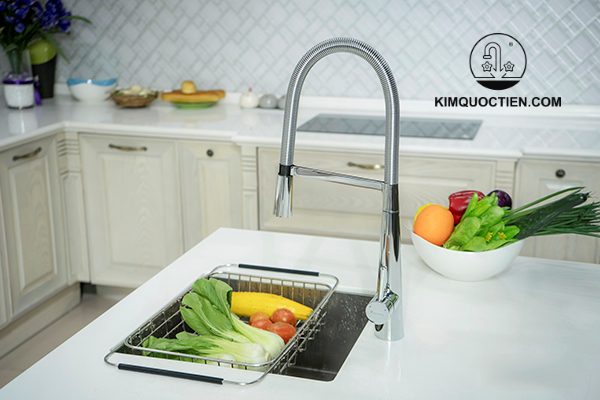 Vòi Rửa Chén KONOX KN1909 Dây Rút thiết kế vòi dạng lò so