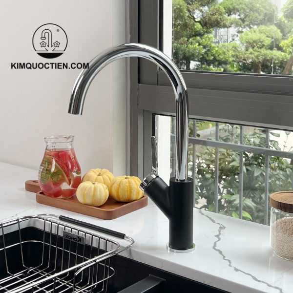 Vòi Rửa Chén KONOX Modo Black thiết kế hiện đại, tính năng ưu việt