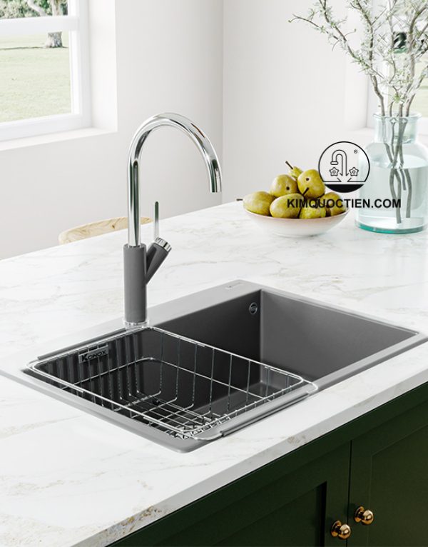 Vòi Rửa Chén KONOX Modo Grey thiết kế hiện đại, tính năng tiện dụng