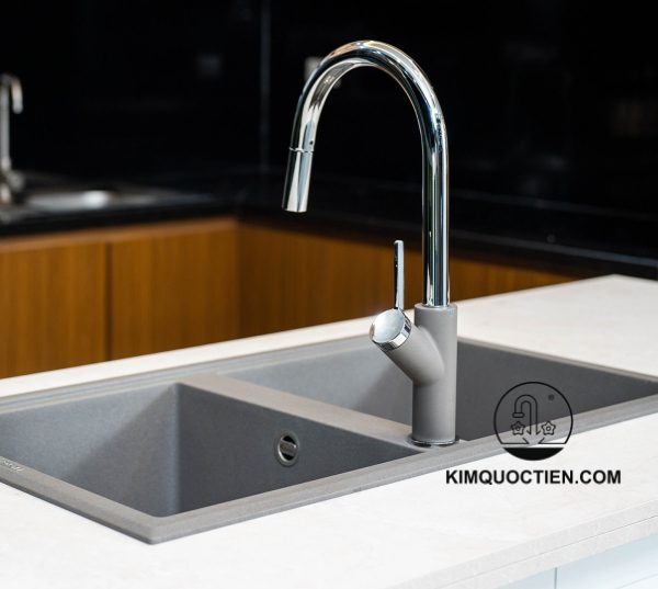 Vòi Rửa Chén KONOX Ponte Grey Dây độ bền cao, chính hãng