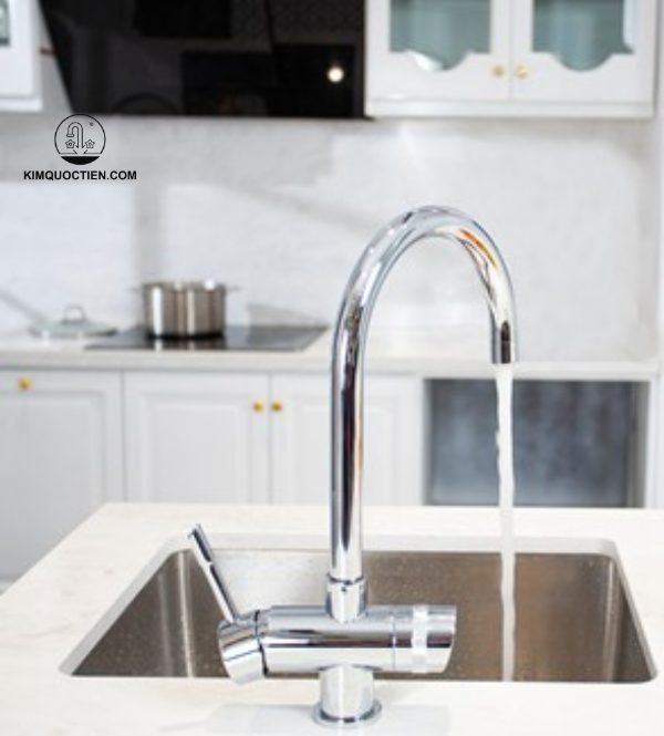 Vòi Rửa Chén KONOX Trim-Water Chrome 3 Đường Nước chính hãng, độ bền tốt