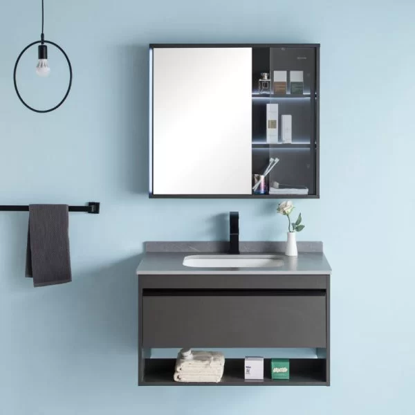 Bộ Tủ Chậu Phòng Tắm MOWOEN MW6618-80 800mm