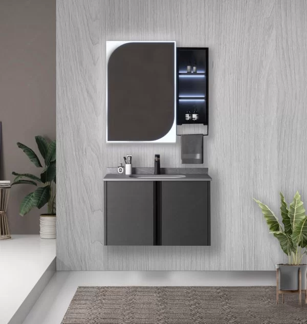 Bộ Tủ Chậu Phòng Tắm MOWOEN MW6602-80 800mm