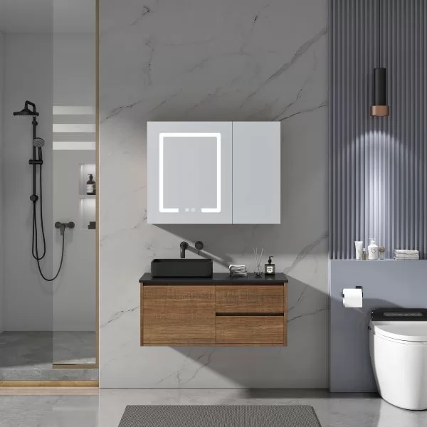 Bộ Tủ Chậu Phòng Tắm MOWOEN MW6636-80 800mm