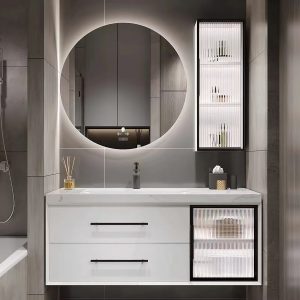 Bộ Tủ Chậu Phòng Tắm MOWOEN MW6655W-80 800mm