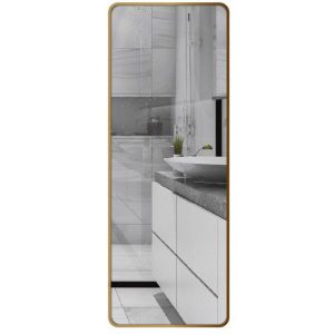 Gương GLS F12R70 Body Viền Nhôm Vàng Gold Dòng F 60x160cm