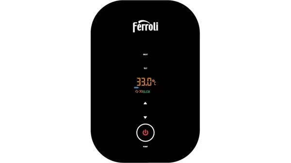 Máy Nước Nóng Trực Tiếp FERROLI AMORE GDP - 4.500W Chống Giật Có Bơm Tăng Áp Hiển Thị Nhiệt Độ