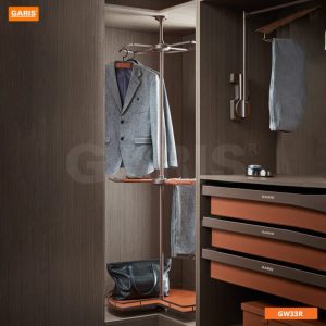 Giá Xoay Treo Góc Tủ Quần Áo GARIS GW33R 3 Tầng