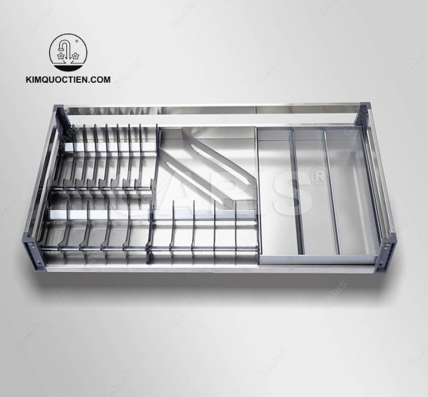 Giá để bát đĩa hộp Garis GD01.60 chất liệu inox 304 cao cấp