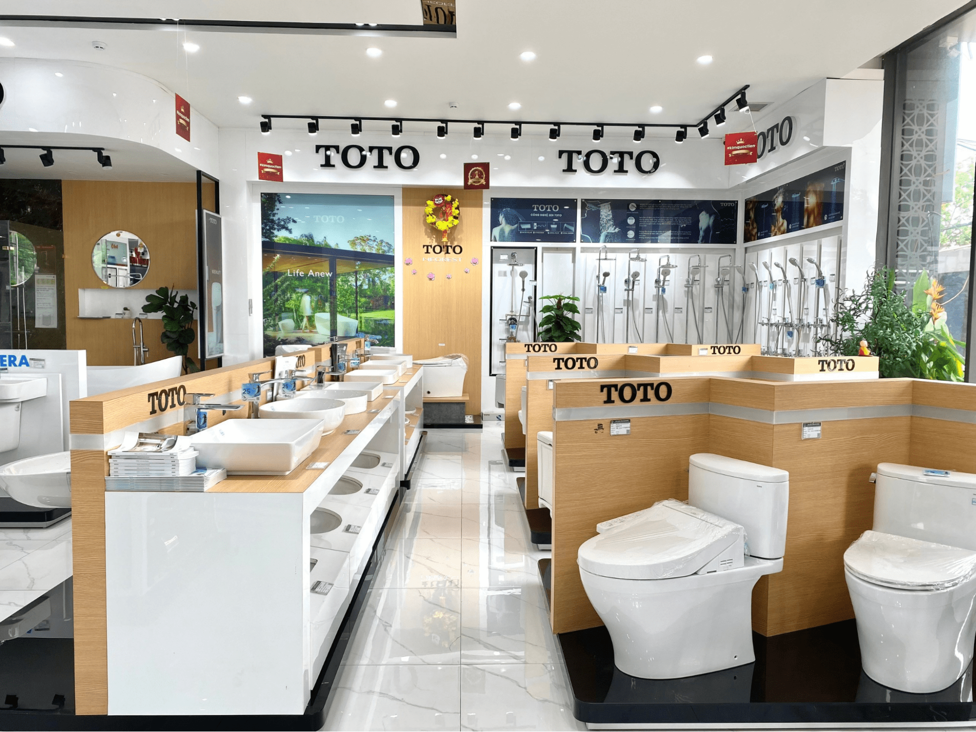 bàn cầu khối toto