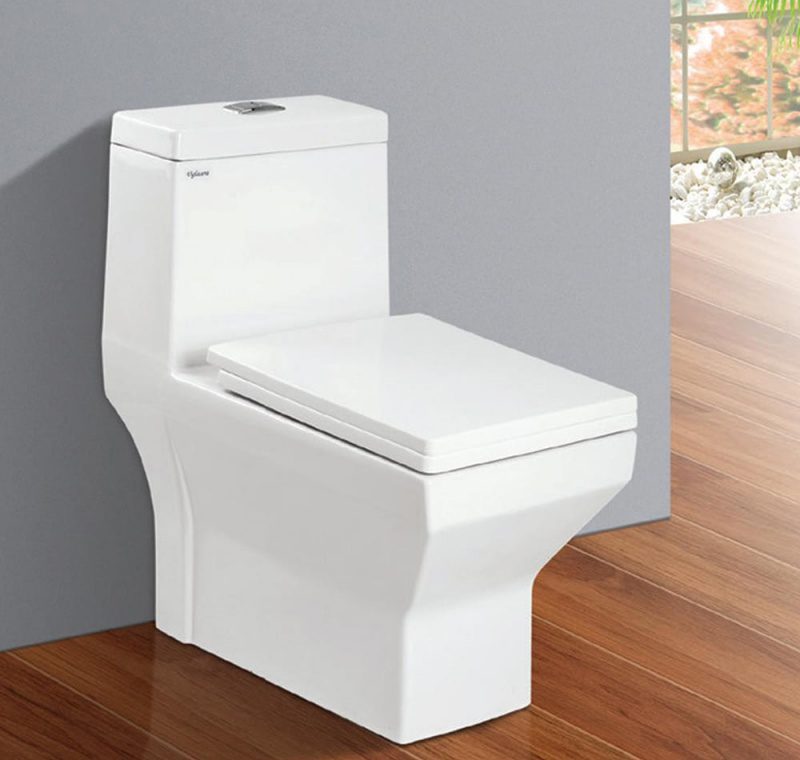 Mẫu bồn cầu vuông