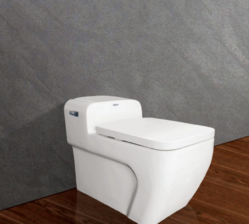 Mẫu bồn cầu vuông