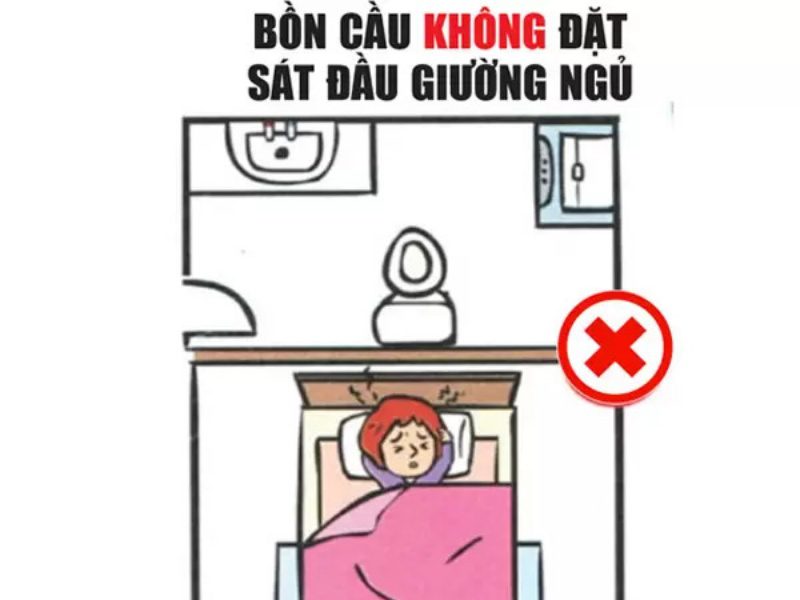 phong thủy đặt bồn cầu