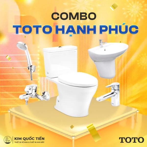 Combo Thiết Bị Vệ Sinh TOTO Hạnh Phúc Kim Quốc Tiến