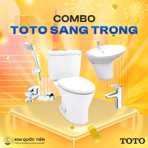 Combo Thiết Bị Vệ Sinh TOTO Sang Trọng Kim Quốc Tiến