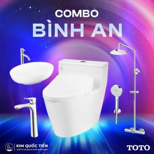Combo Thiết Bị Vệ Sinh TOTO Bình An Kim Quốc Tiến