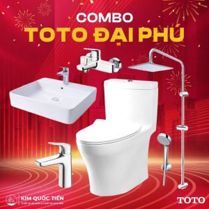 Combo Thiết Bị Vệ Sinh TOTO Đại Phú Kim Quốc Tiến