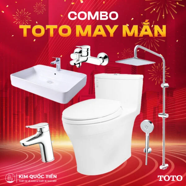 Combo Thiết Bị Vệ Sinh TOTO May Mắn Kim Quốc Tiến