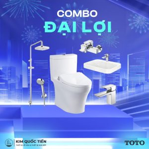 Combo Thiết Bị Vệ Sinh TOTO Đại Lợi Kim Quốc Tiến