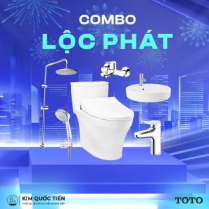 Combo Thiết Bị Vệ Sinh TOTO Lộc Phát Kim Quốc Tiến