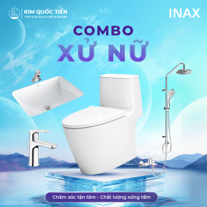 Combo Thiết Bị Vệ Sinh INAX Xử Nữ Kim Quốc Tiến