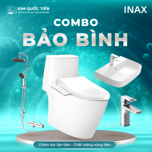 Combo Thiết Bị Vệ Sinh INAX Bảo Bình Kim Quốc Tiến