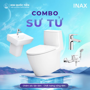 Combo Thiết Bị Vệ Sinh INAX Sư Tử Kim Quốc Tiến